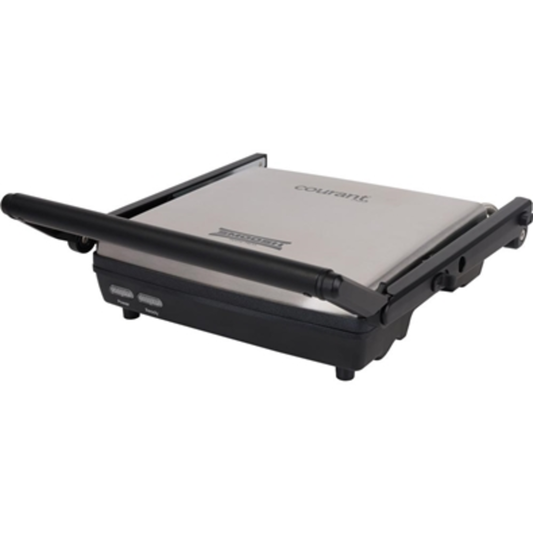 COURANT 4-SERVING PANINI PRESS/GRIDDLER, STAINLESS STEEL