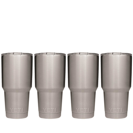 YETI RAMBLER 30 OZ. TUMBLER - STAINLESS STEEL (4-PACK)