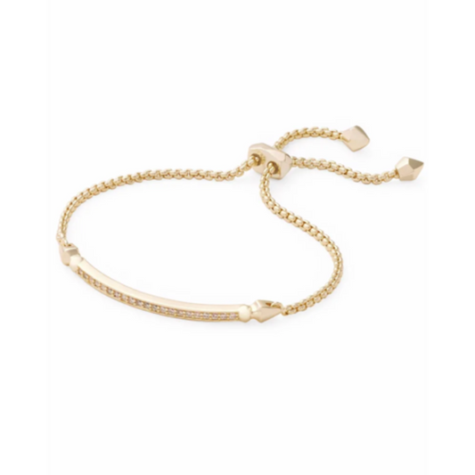 KENDRA SCOTT OTT ADJUSTABLE CHAIN BRACELET IN GOLD