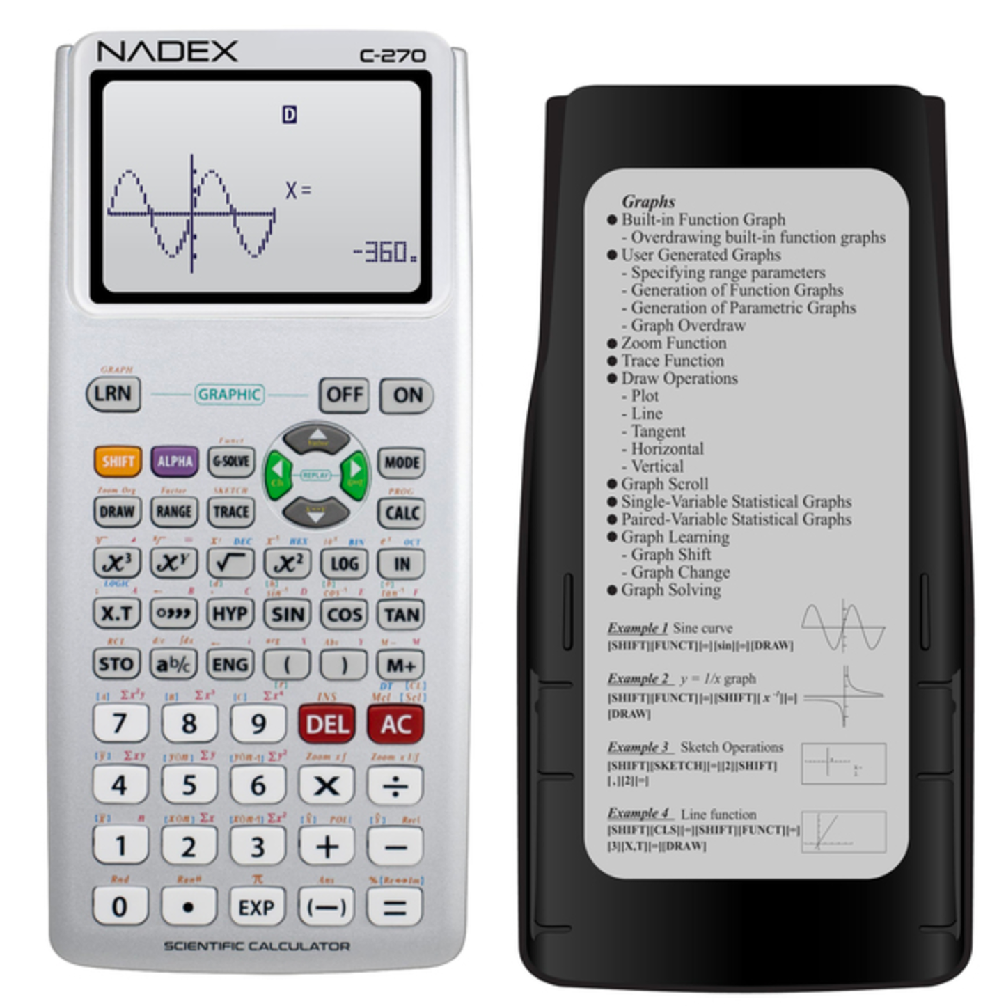 SCNTIFIC CALC W/GRPH SLV
