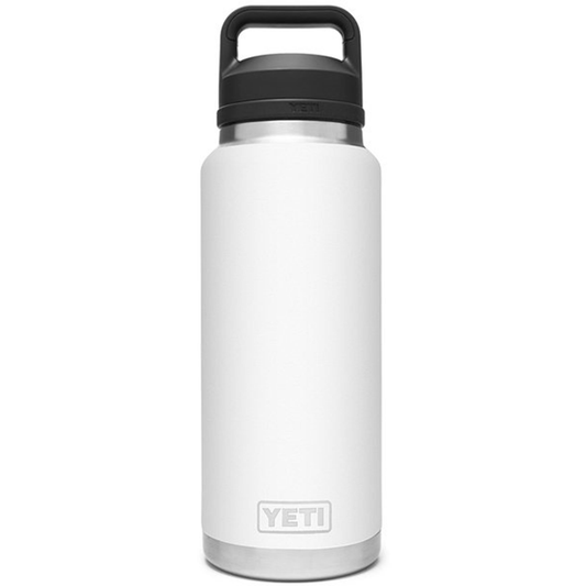 YETI RAMBLER 36 OZ. BOTTLE W/CHUG CAP - WHITE