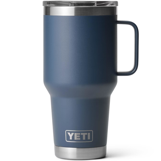 YETI RAMBLER 30 OZ. TRAVEL MUG W/STRONGHOLD LID - NAVY