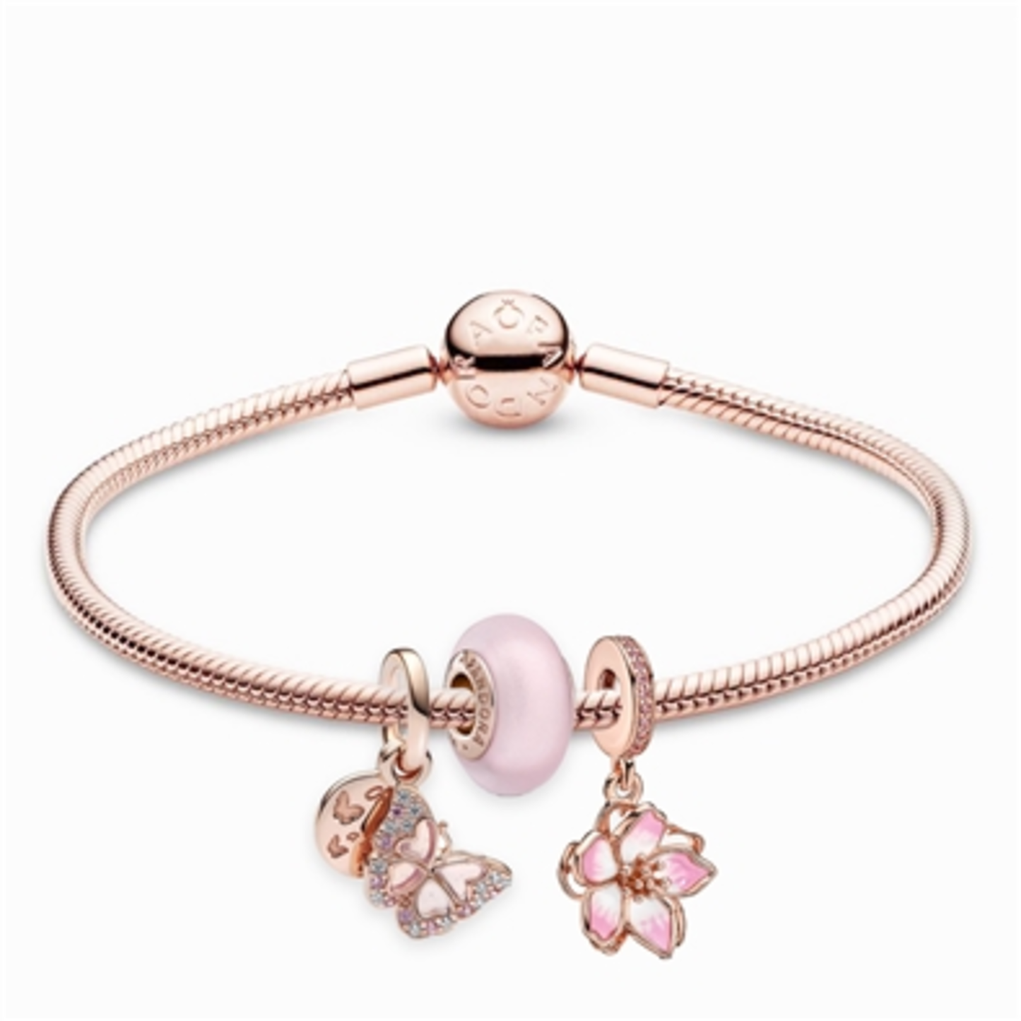 CHERRY BLOSSOM GARDEN BRACELET, 7.9"