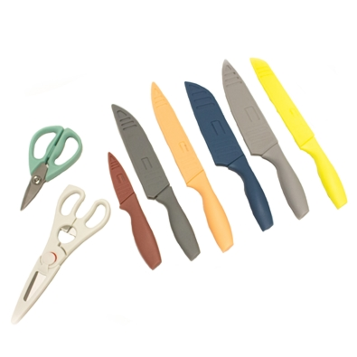 15PC MULTICOLOR KNIFE SET, MULTI