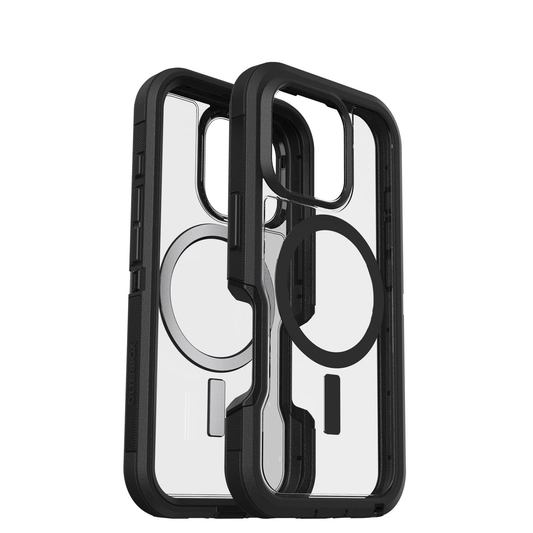 OTTERBOX APPLE IPHONE 16 PRO DEFENDER XT CLEAR PRO SERIES CASE FOR MAGSAFE - DARK SIDE