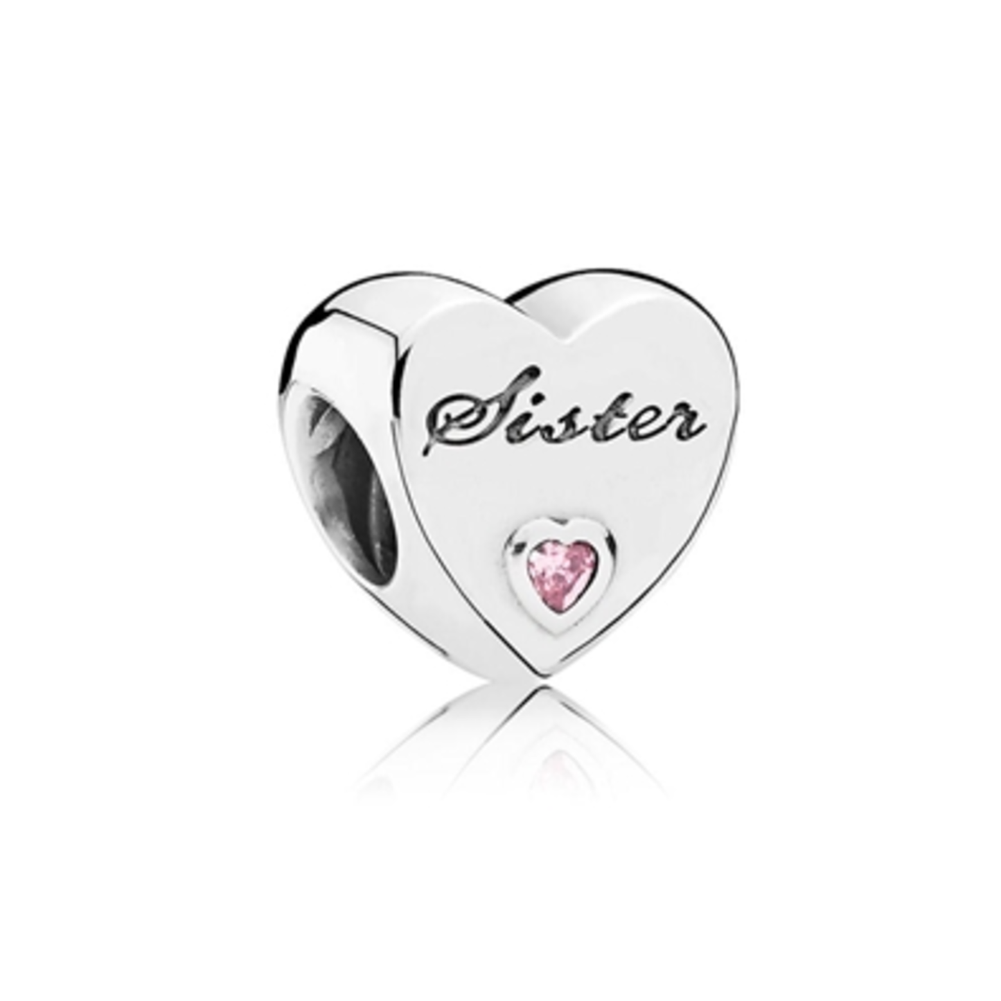 SISTER'S LOVE CHARM, STERLING SILVER