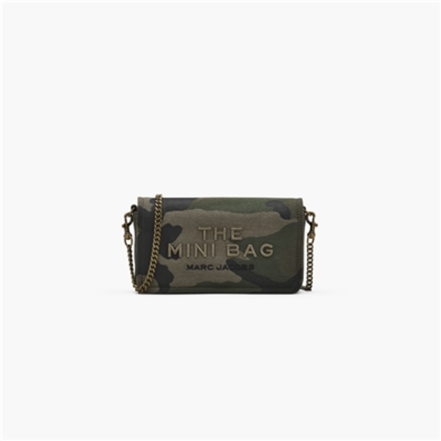 THE CAMO JACQUARD CHAIN MINI BAG, CAMO MULTI
