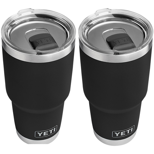 YETI RAMBLER 30 OZ. TUMBLER - BLACK (2-PACK)