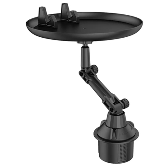 FOOD TRAY CAR CUP HOLDER, BLACK