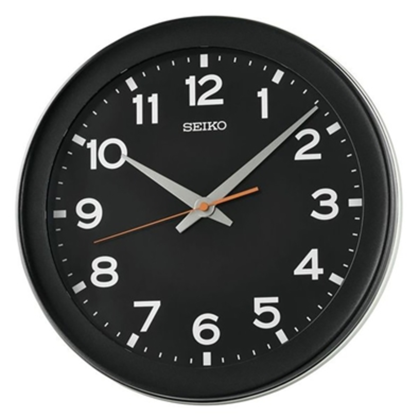 CARTER WALL CLOCK, BLACK