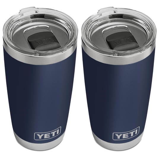 YETI RAMBLER 20 OZ. TUMBLER - NAVY (2-PACK)