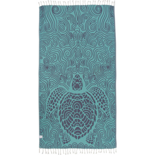 SAND CLOUD SWIRL TURTLE TOWEL
