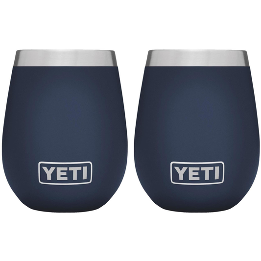 YETI RAMBLER 10 OZ. WINE TUMBLER - NAVY (2-PACK)