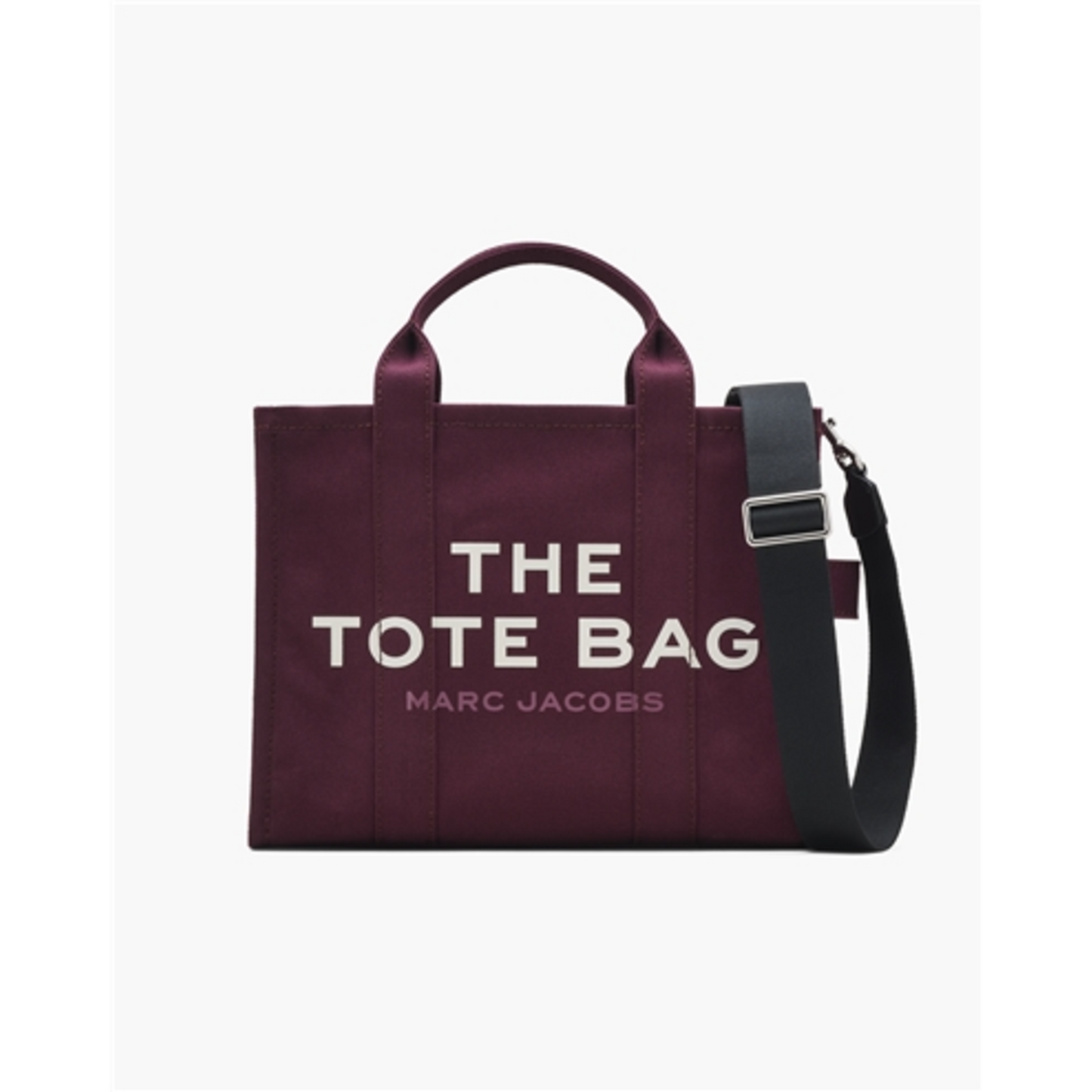 THE CANVAS MEDIUM TOTE BAG, DARK PLUM