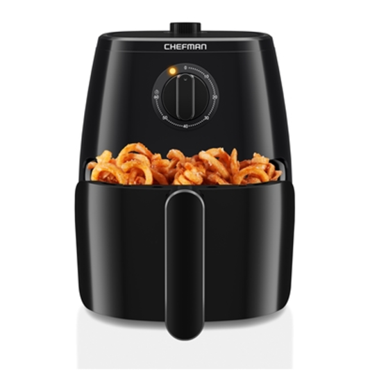 AIR FRYER W/GLOSS FINISH, BLACK, 5 QT.