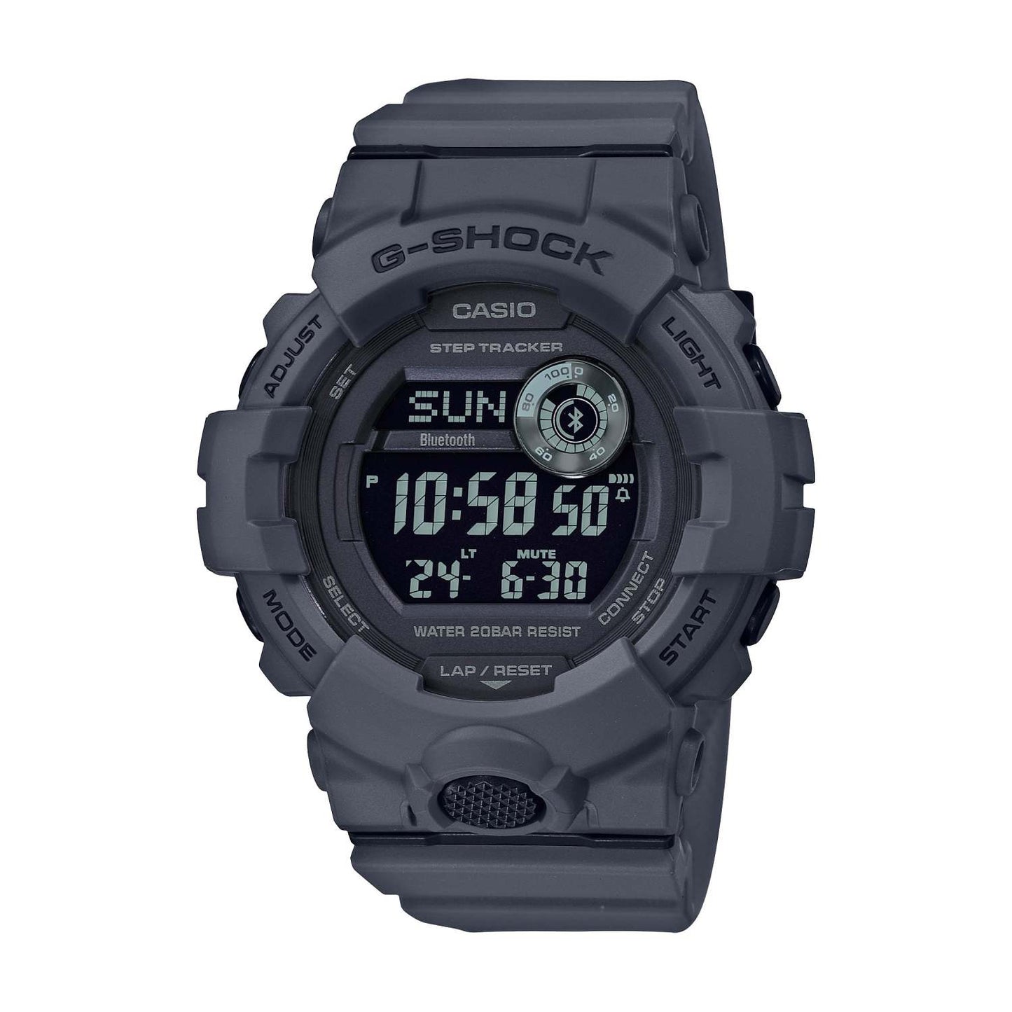 MENS POWER TRAINER BLUETOOTH DIGITAL WATCH DARK GRAY