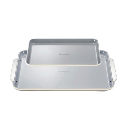 NONSTICK CERAMIC BAKING SHEET DUO CREAM