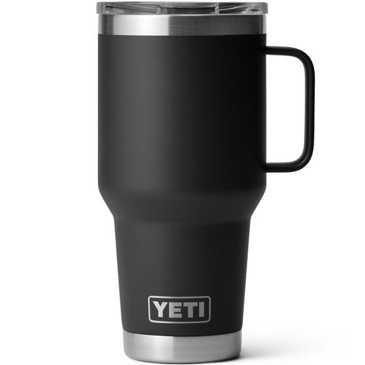 YETI RAMBLER 30 OZ. TRAVEL MUG W/STRONGHOLD LID - BLACK