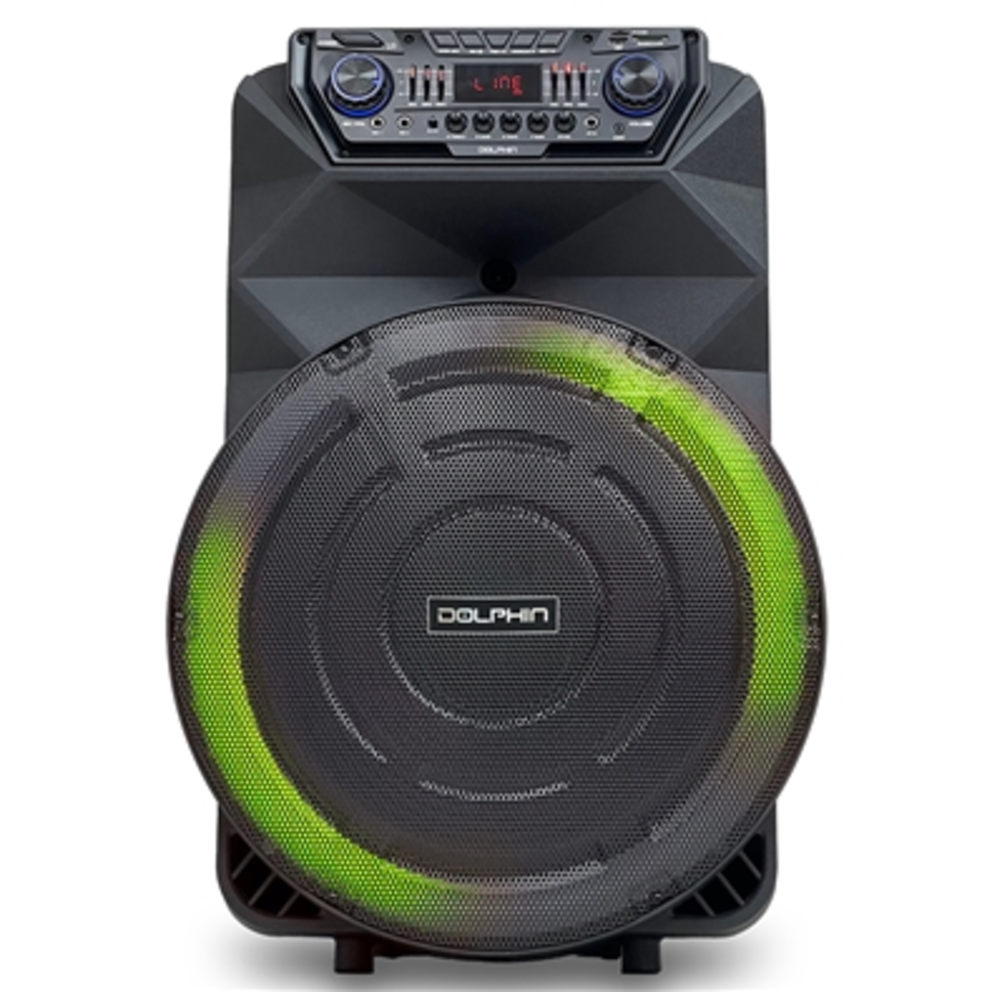 PARTY SPEAKER W/WIRELESS MIC, 18"