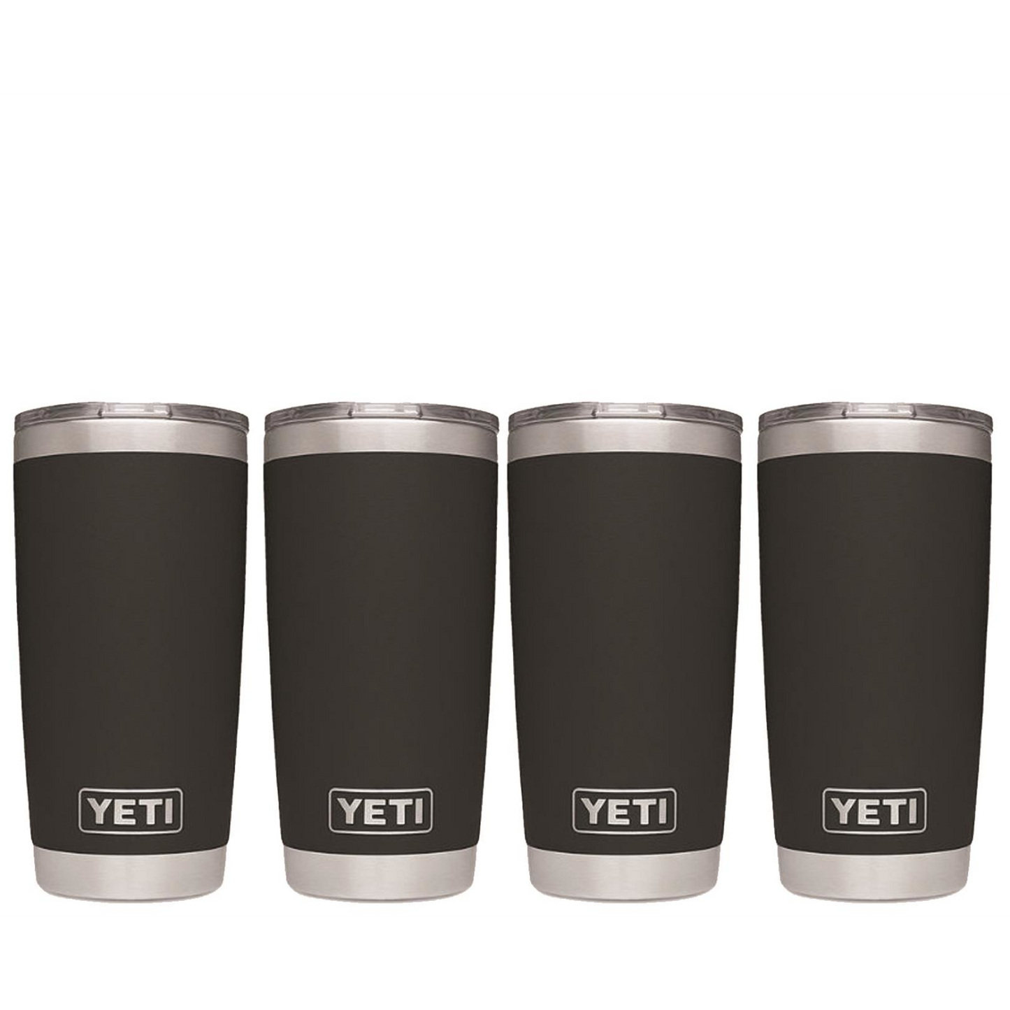 YETI RAMBLER 20 OZ. TUMBLER - BLACK (4-PACK)