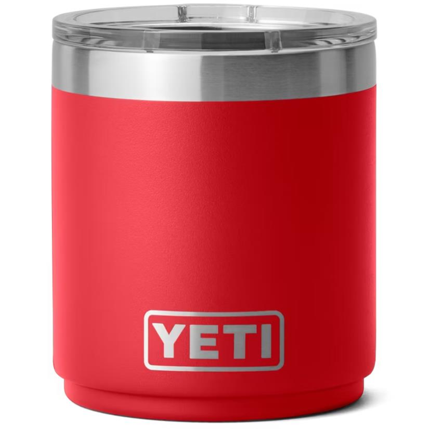YETI RAMBLER 10 OZ. STACKABLE LOWBALL WITH MAGSLIDER LID - RESCUE RED